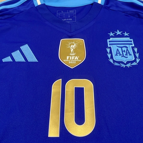 Adidas ARGENTINA 24 MESSI AWAY JERSEY men size L NWT - Picture 3 of 8